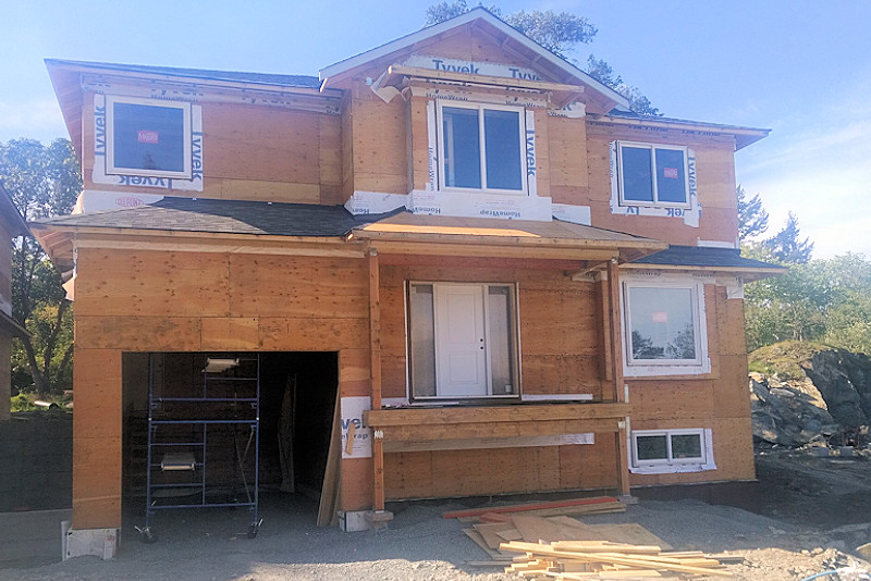 2 Trenchard Place plumbing is roughed in